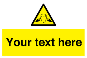 Custom Noise Hazard Sign